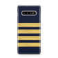 Navy and Gold Pilot Stripes Protective Samsung Galaxy Case