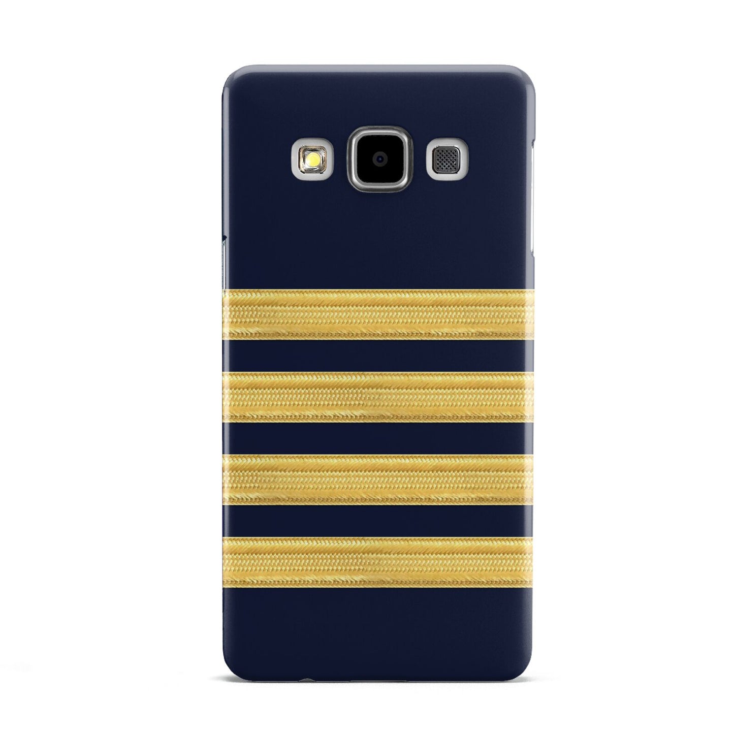 Navy and Gold Pilot Stripes Samsung Galaxy A5 Case