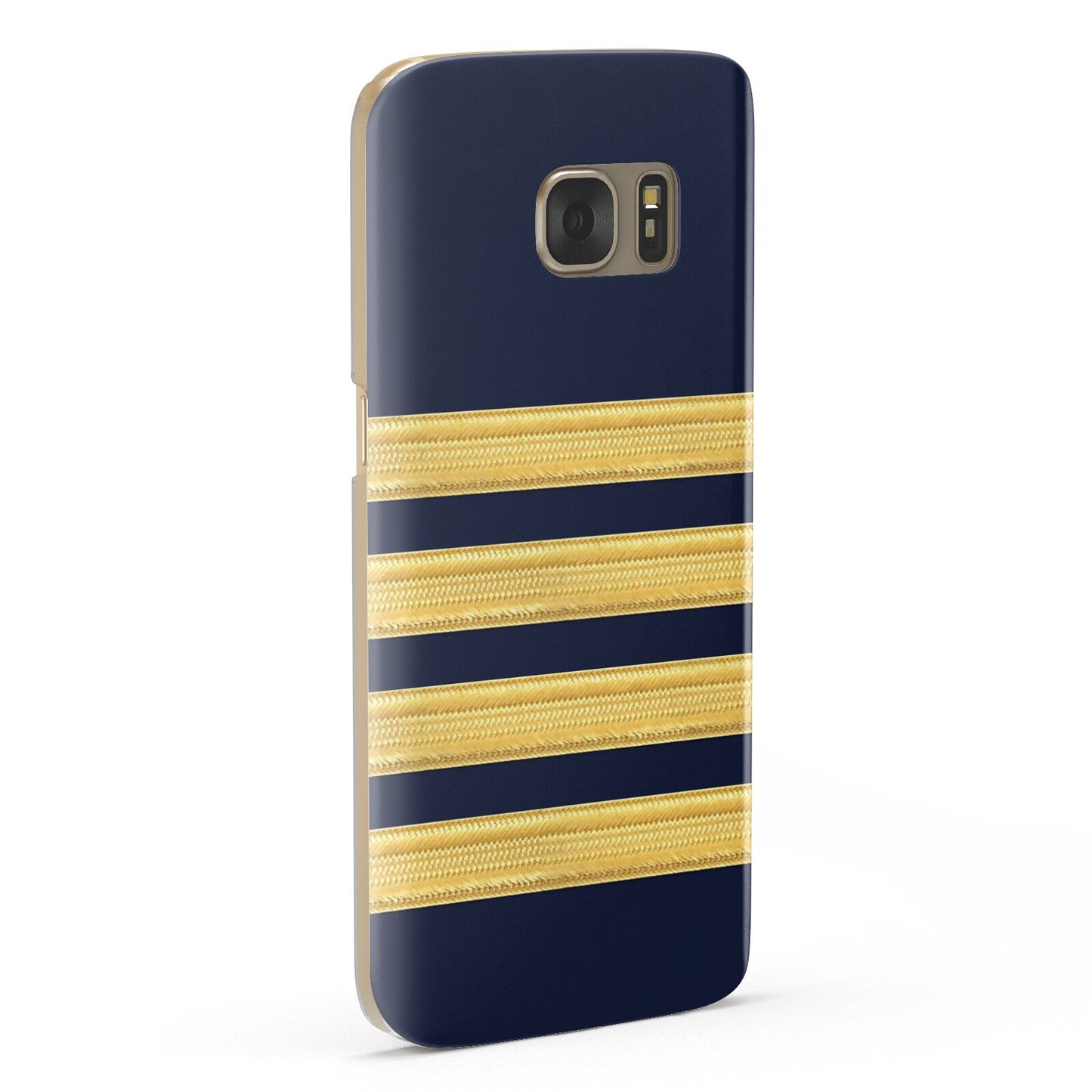 Navy and Gold Pilot Stripes Samsung Galaxy Case Fourty Five Degrees