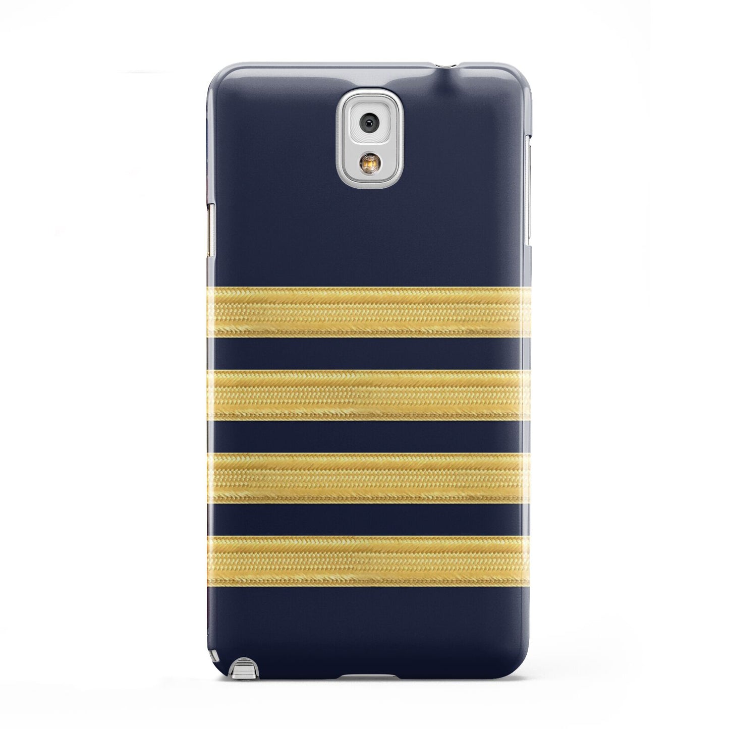 Navy and Gold Pilot Stripes Samsung Galaxy Note 3 Case