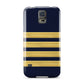 Navy and Gold Pilot Stripes Samsung Galaxy S5 Case