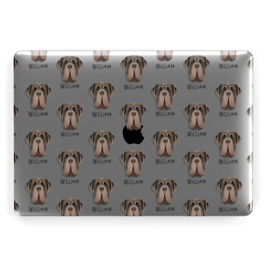Neapolitan Mastiff Icon with Name Apple MacBook Case