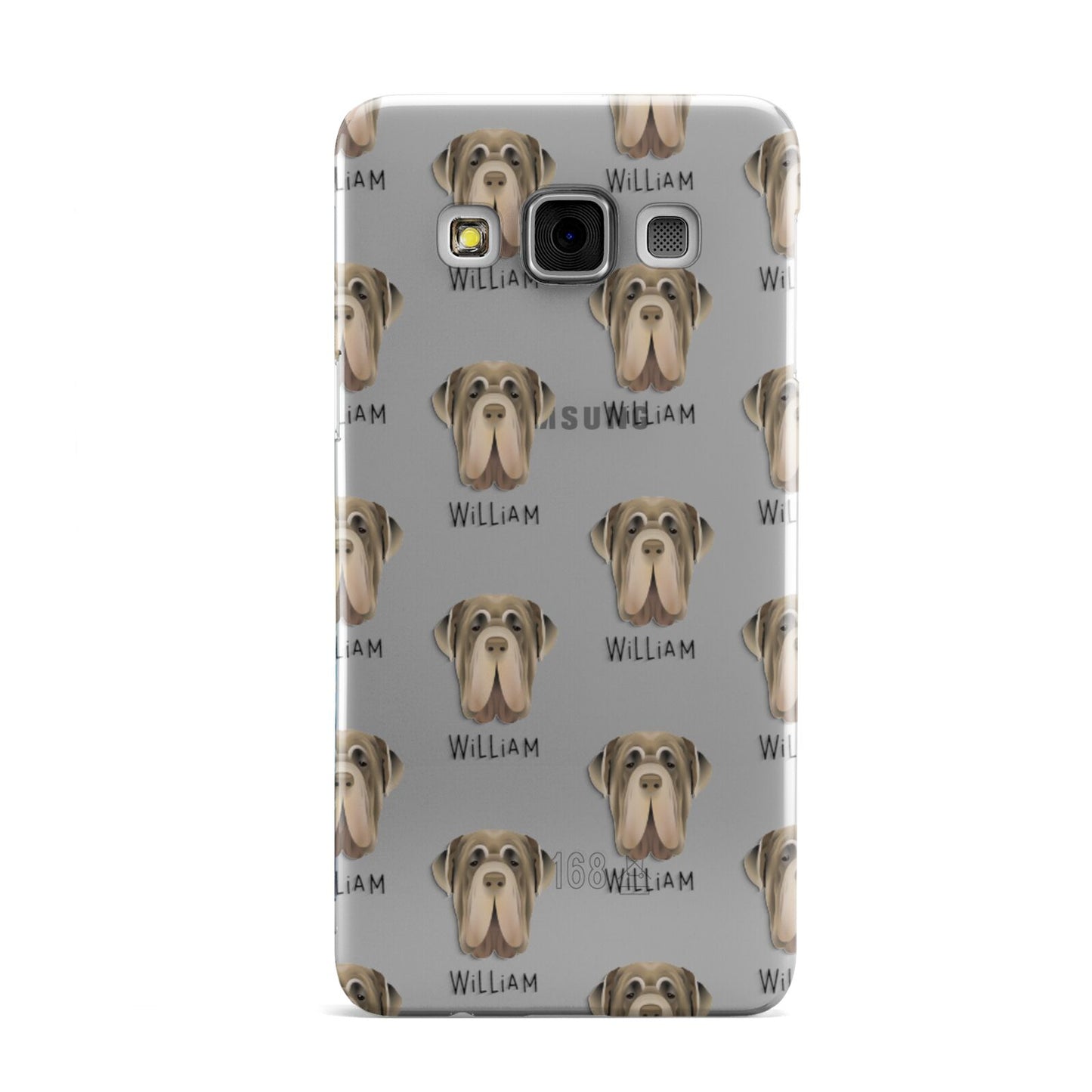 Neapolitan Mastiff Icon with Name Samsung Galaxy A3 Case