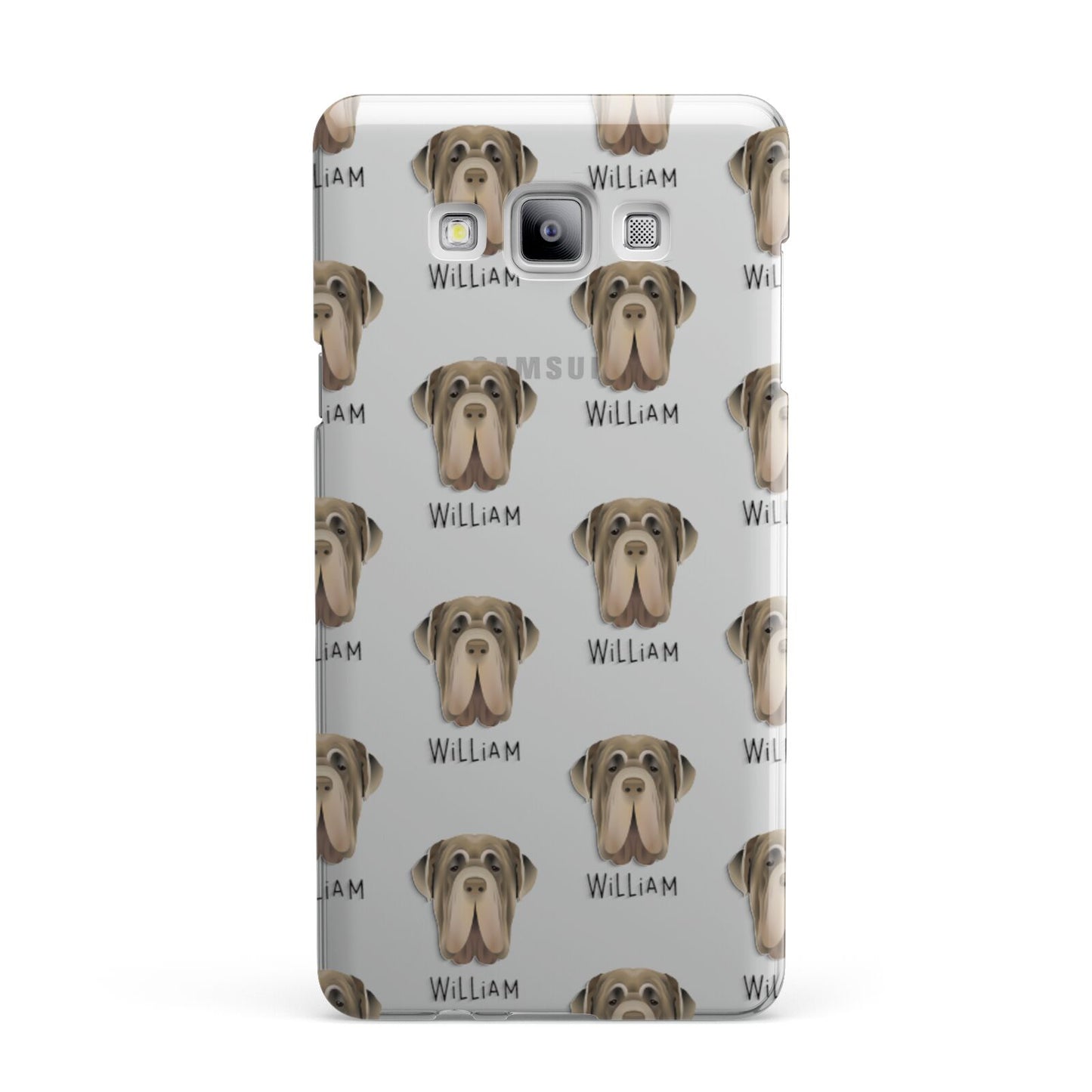Neapolitan Mastiff Icon with Name Samsung Galaxy A7 2015 Case
