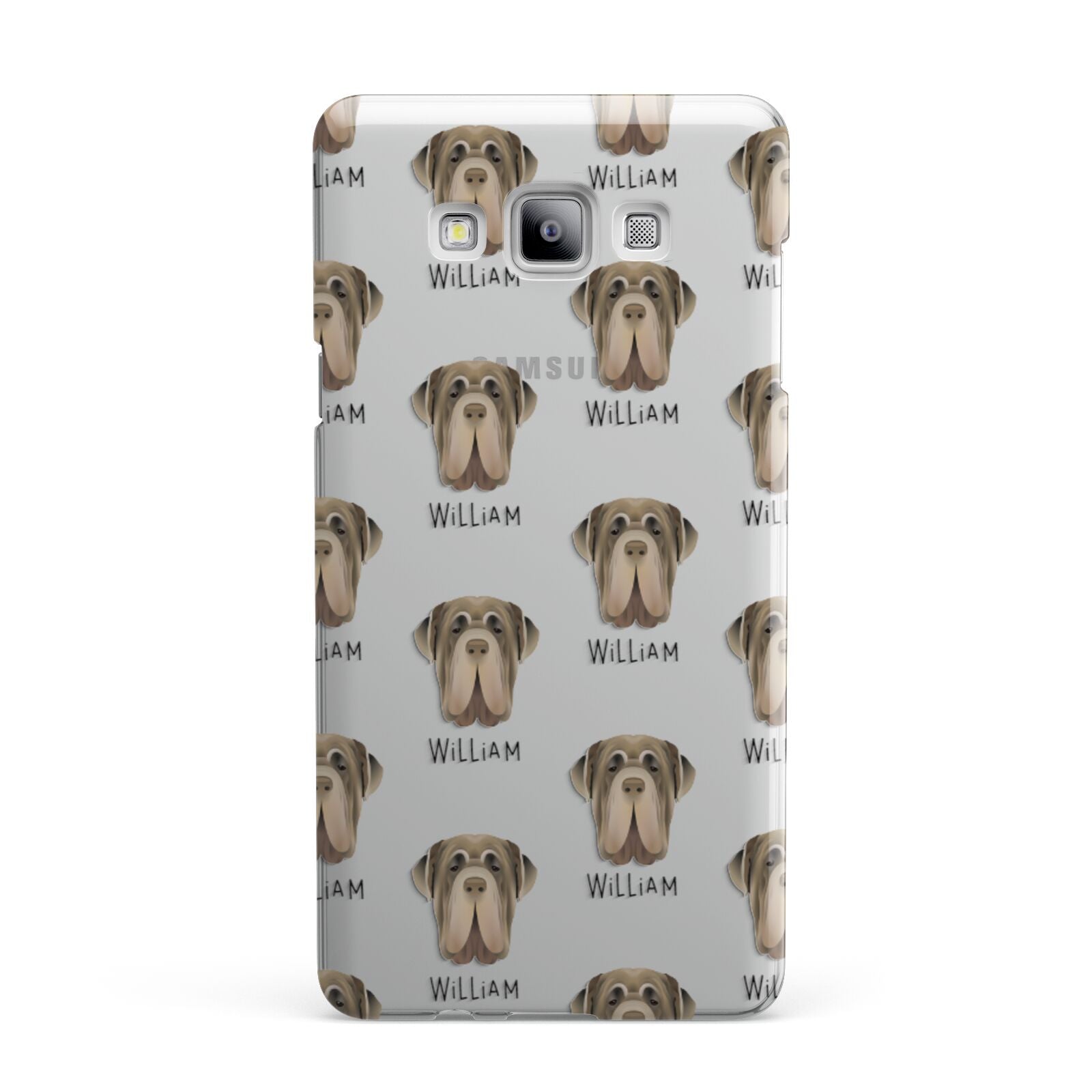 Neapolitan Mastiff Icon with Name Samsung Galaxy A7 2015 Case