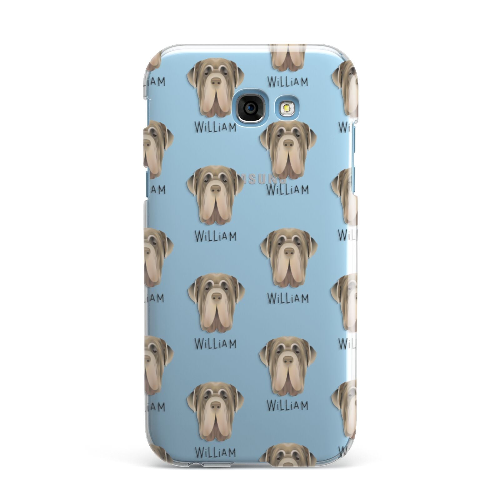Neapolitan Mastiff Icon with Name Samsung Galaxy A7 2017 Case