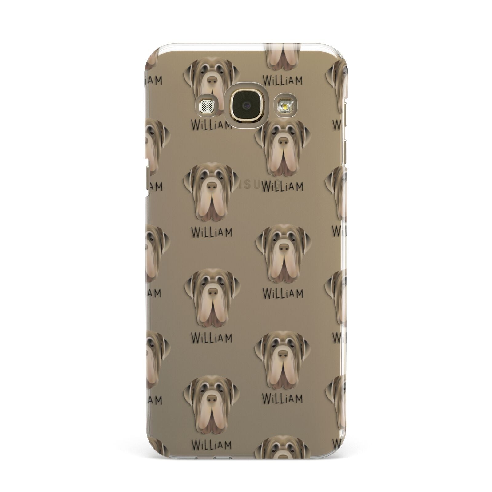 Neapolitan Mastiff Icon with Name Samsung Galaxy A8 Case