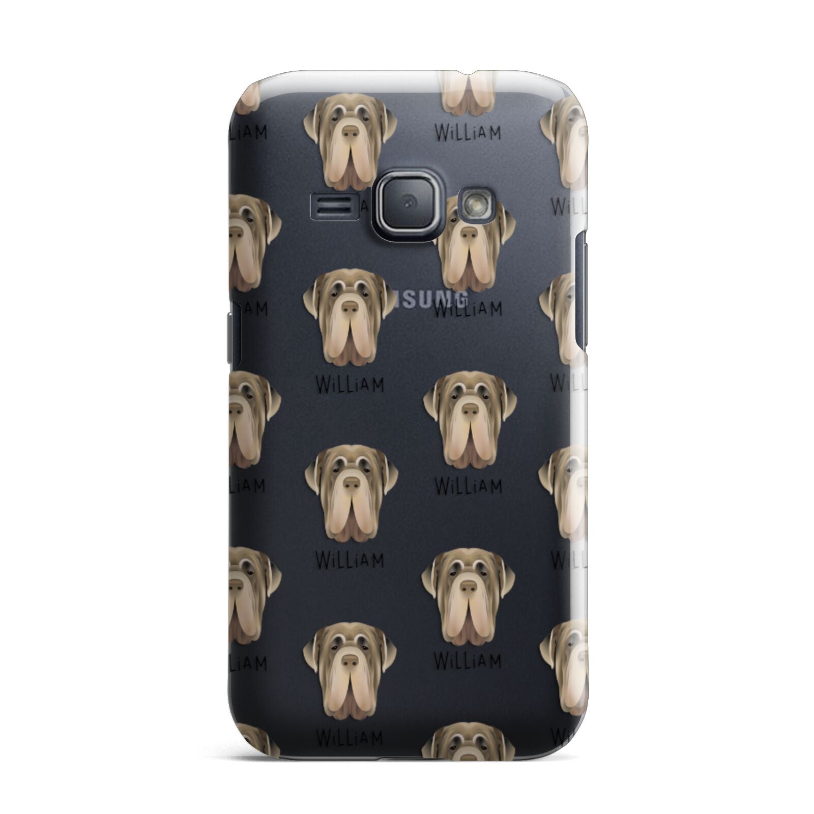 Neapolitan Mastiff Icon with Name Samsung Galaxy J1 2016 Case