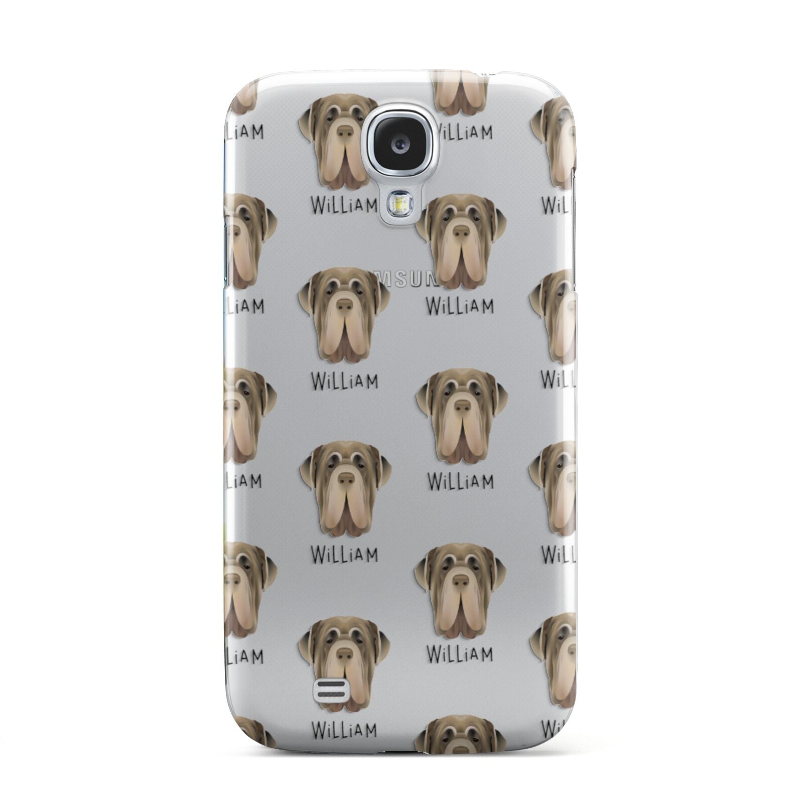Neapolitan Mastiff Icon with Name Samsung Galaxy S4 Case