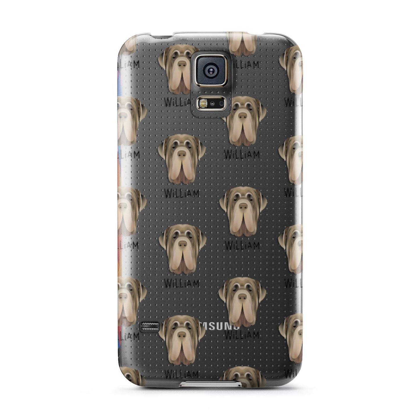 Neapolitan Mastiff Icon with Name Samsung Galaxy S5 Case