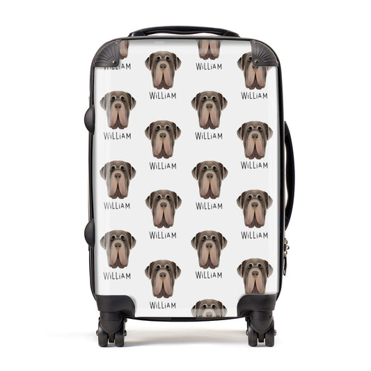 Neapolitan Mastiff Icon with Name Suitcase