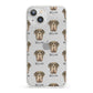 Neapolitan Mastiff Icon with Name iPhone 13 Clear Bumper Case