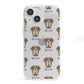Neapolitan Mastiff Icon with Name iPhone 13 Mini Clear Bumper Case