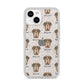 Neapolitan Mastiff Icon with Name iPhone 14 Glitter Tough Case Starlight
