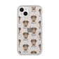 Neapolitan Mastiff Icon with Name iPhone 14 Plus Glitter Tough Case Starlight