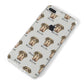 Neapolitan Mastiff Icon with Name iPhone 8 Plus Bumper Case on Silver iPhone Alternative Image