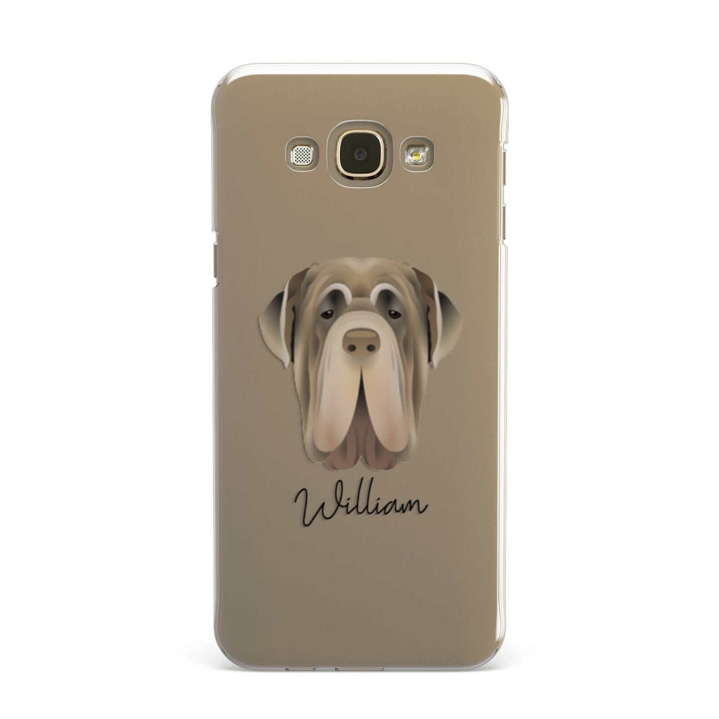 Neapolitan Mastiff Personalised Samsung Galaxy A8 Case