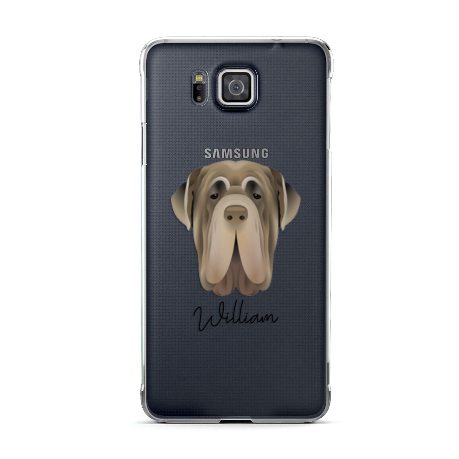 Neapolitan Mastiff Personalised Samsung Galaxy Alpha Case