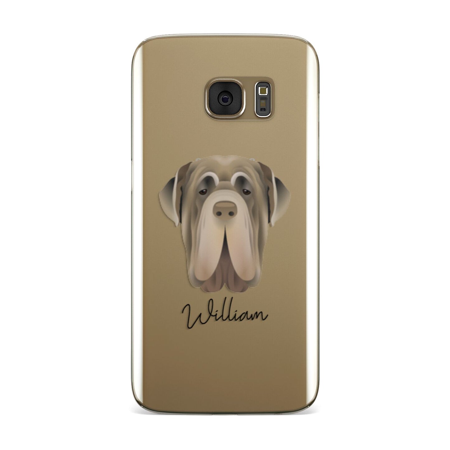 Neapolitan Mastiff Personalised Samsung Galaxy Case