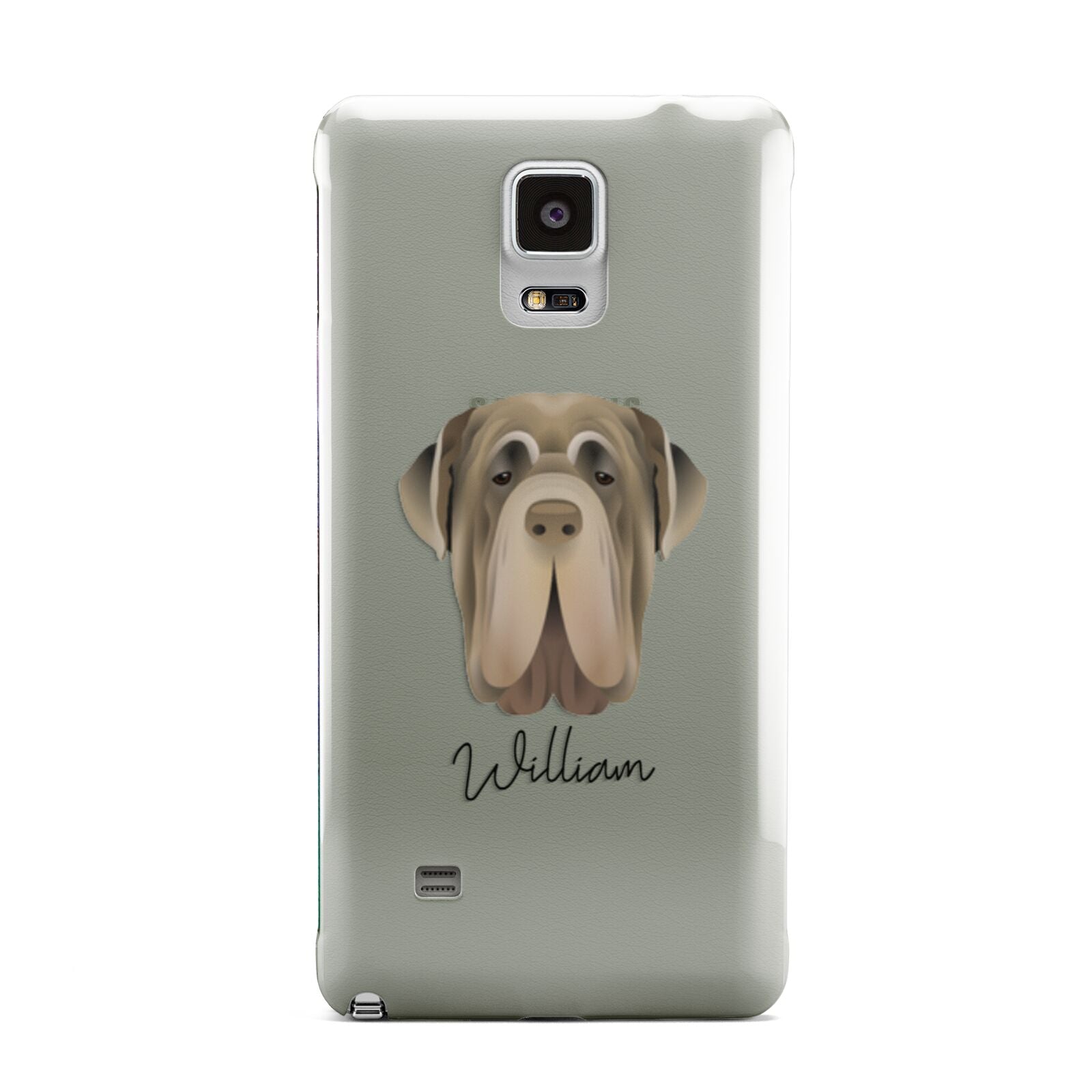 Neapolitan Mastiff Personalised Samsung Galaxy Note 4 Case