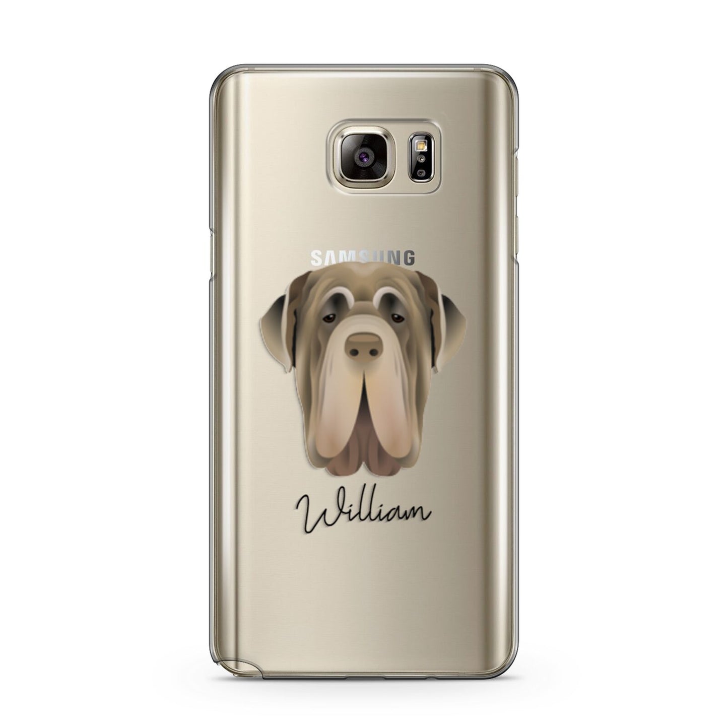 Neapolitan Mastiff Personalised Samsung Galaxy Note 5 Case