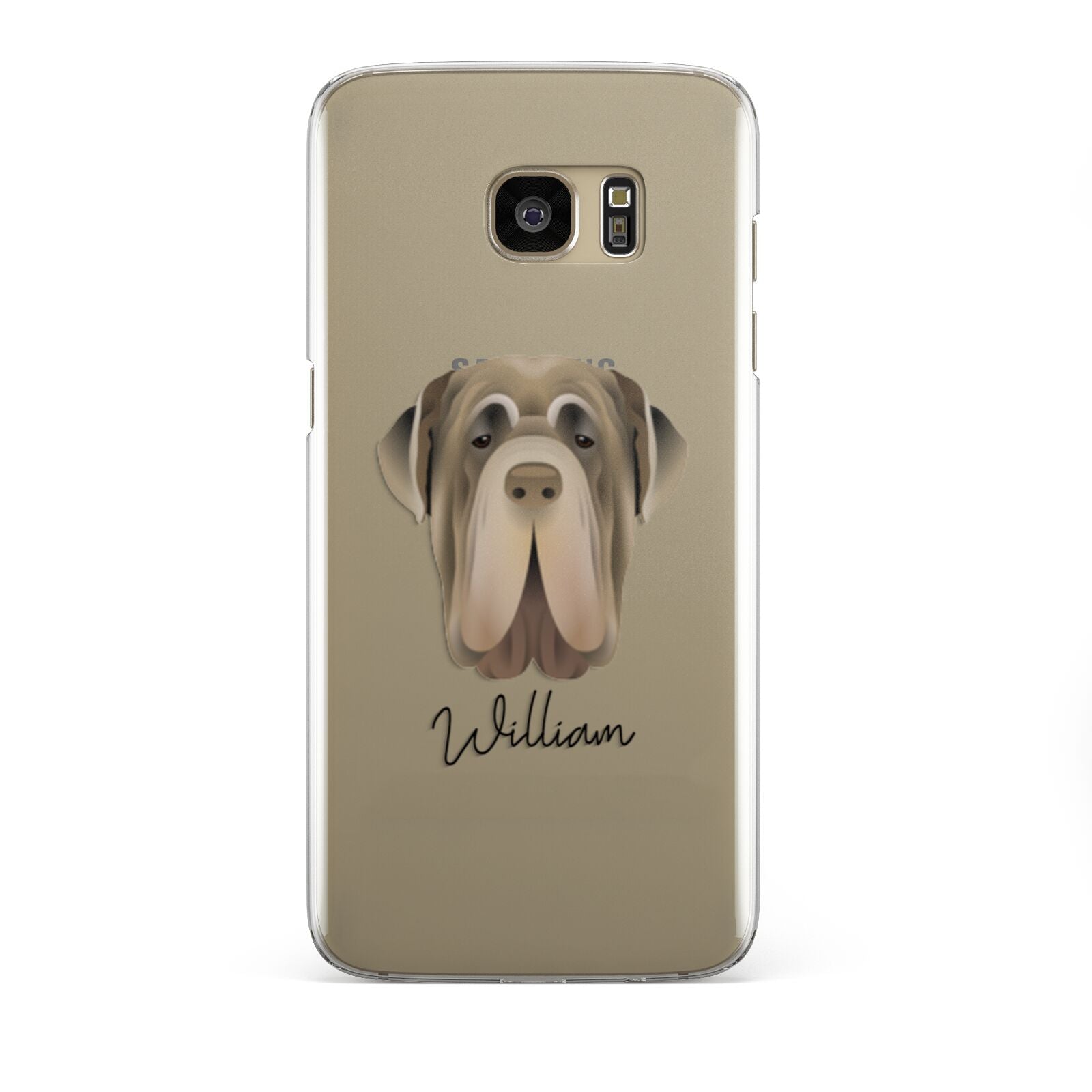 Neapolitan Mastiff Personalised Samsung Galaxy S7 Edge Case
