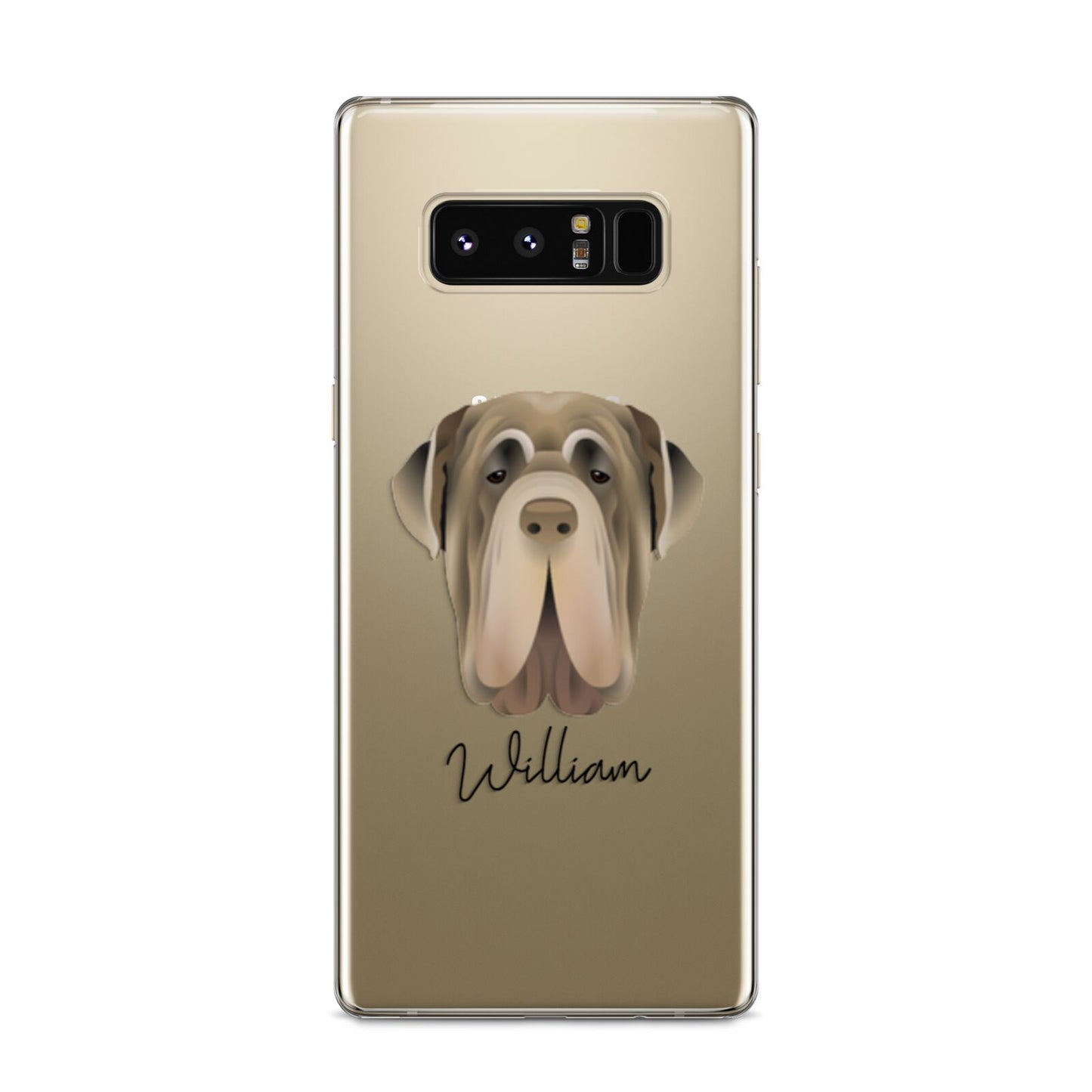 Neapolitan Mastiff Personalised Samsung Galaxy S8 Case