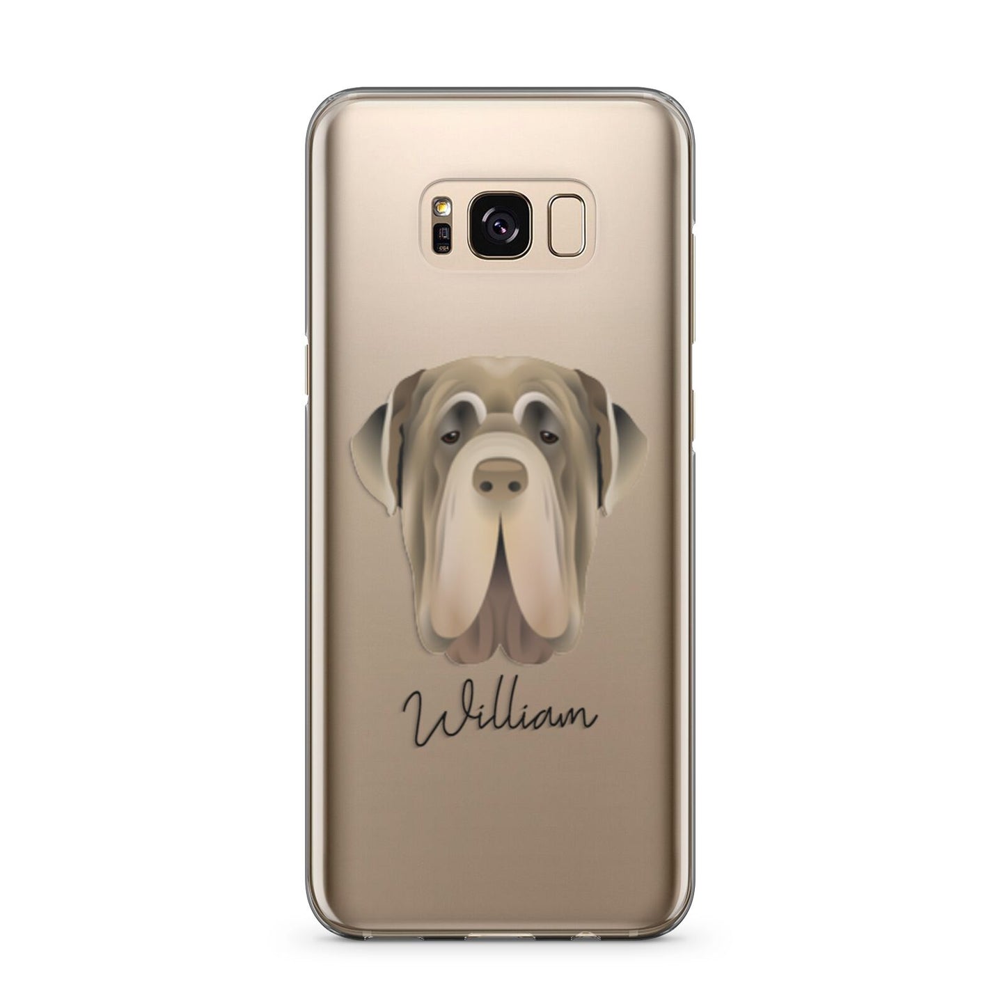 Neapolitan Mastiff Personalised Samsung Galaxy S8 Plus Case