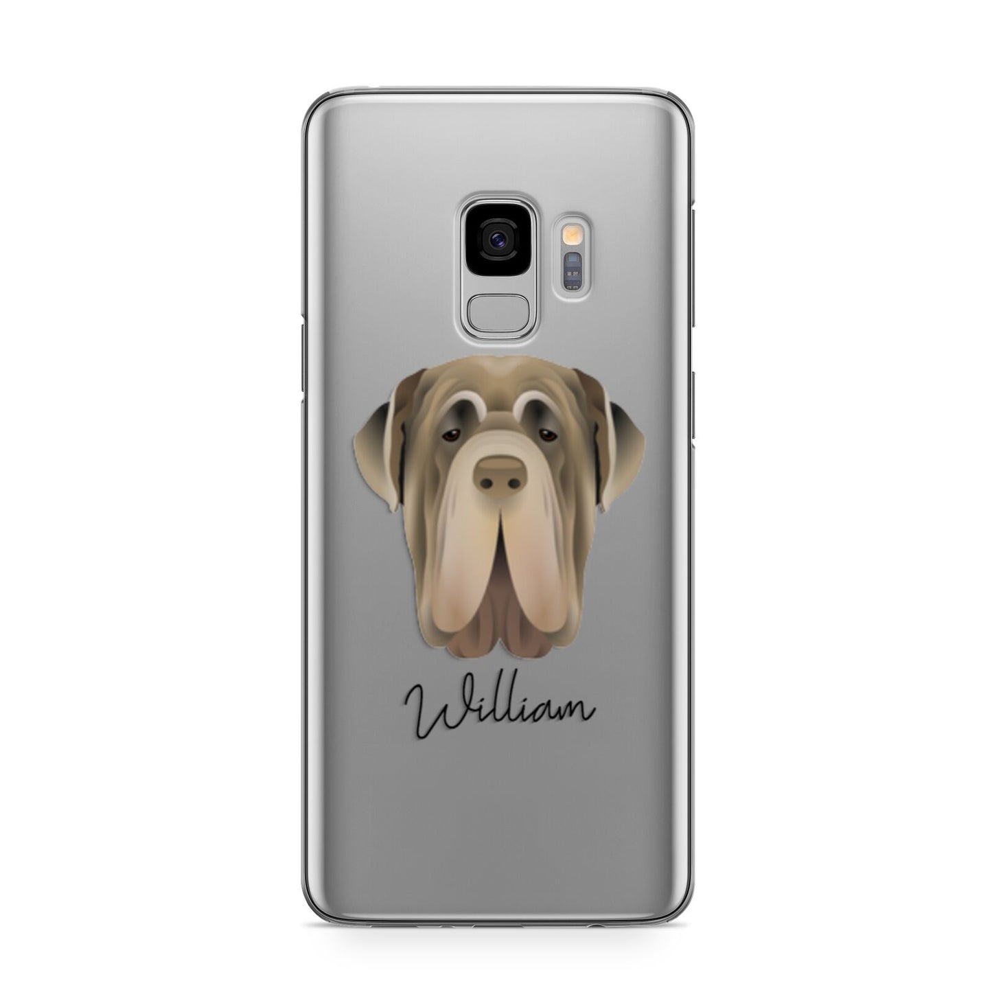 Neapolitan Mastiff Personalised Samsung Galaxy S9 Case