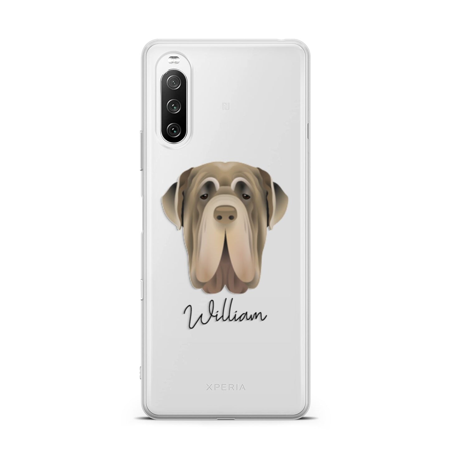 Neapolitan Mastiff Personalised Sony Xperia 10 III Case