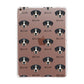 New Zealand Huntaway Icon with Name Apple iPad Rose Gold Case