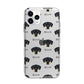 New Zealand Huntaway Icon with Name Apple iPhone 11 Pro Max in Silver with Bumper Case