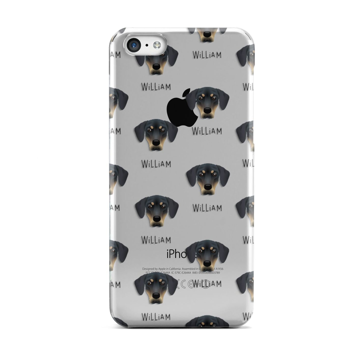 New Zealand Huntaway Icon with Name Apple iPhone 5c Case