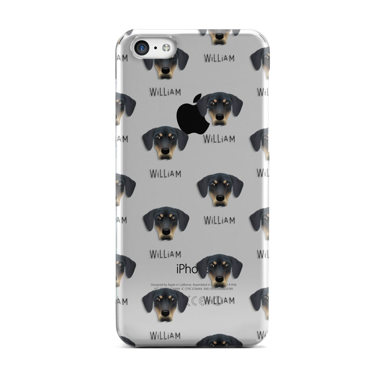 New Zealand Huntaway Icon with Name Apple iPhone 5c Case