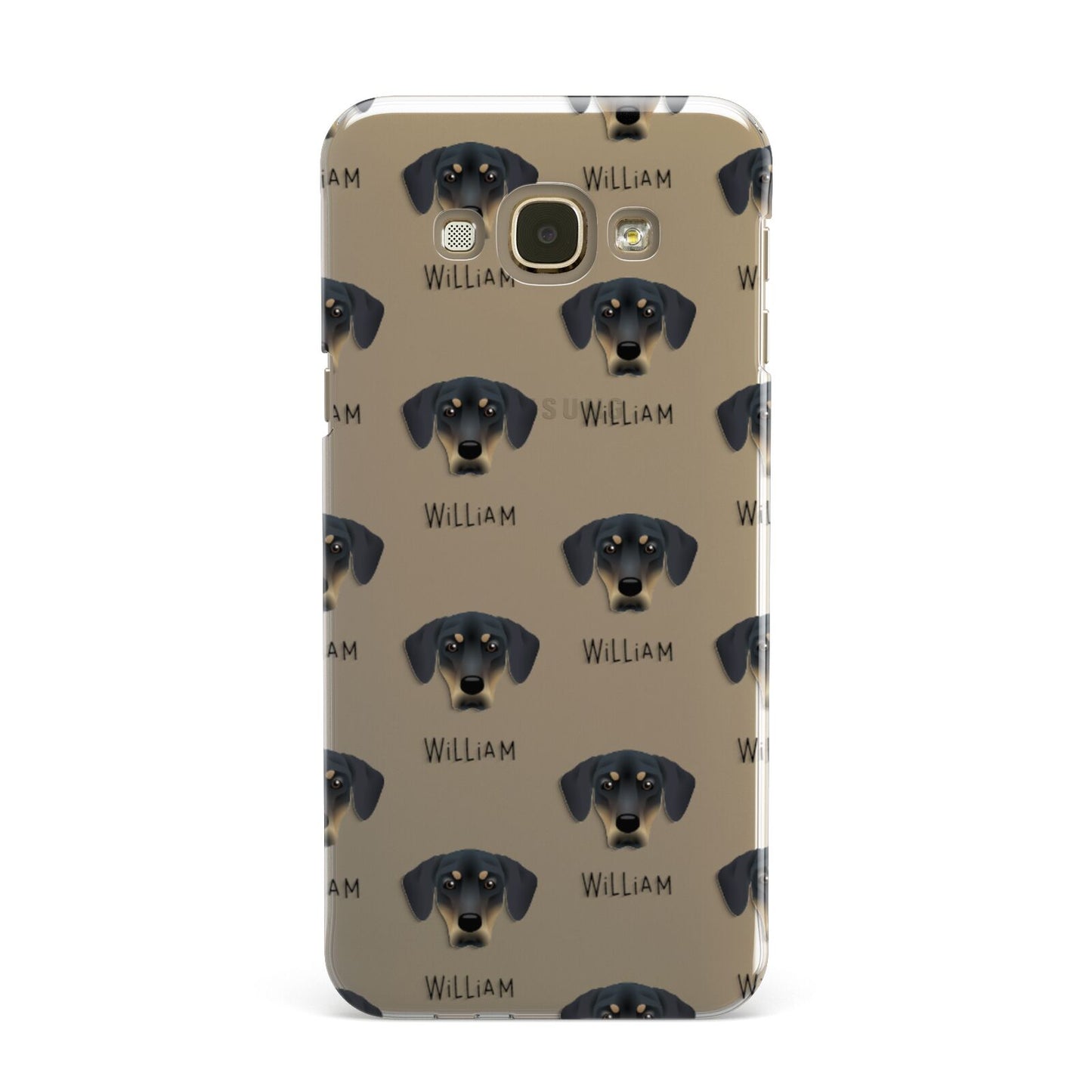 New Zealand Huntaway Icon with Name Samsung Galaxy A8 Case