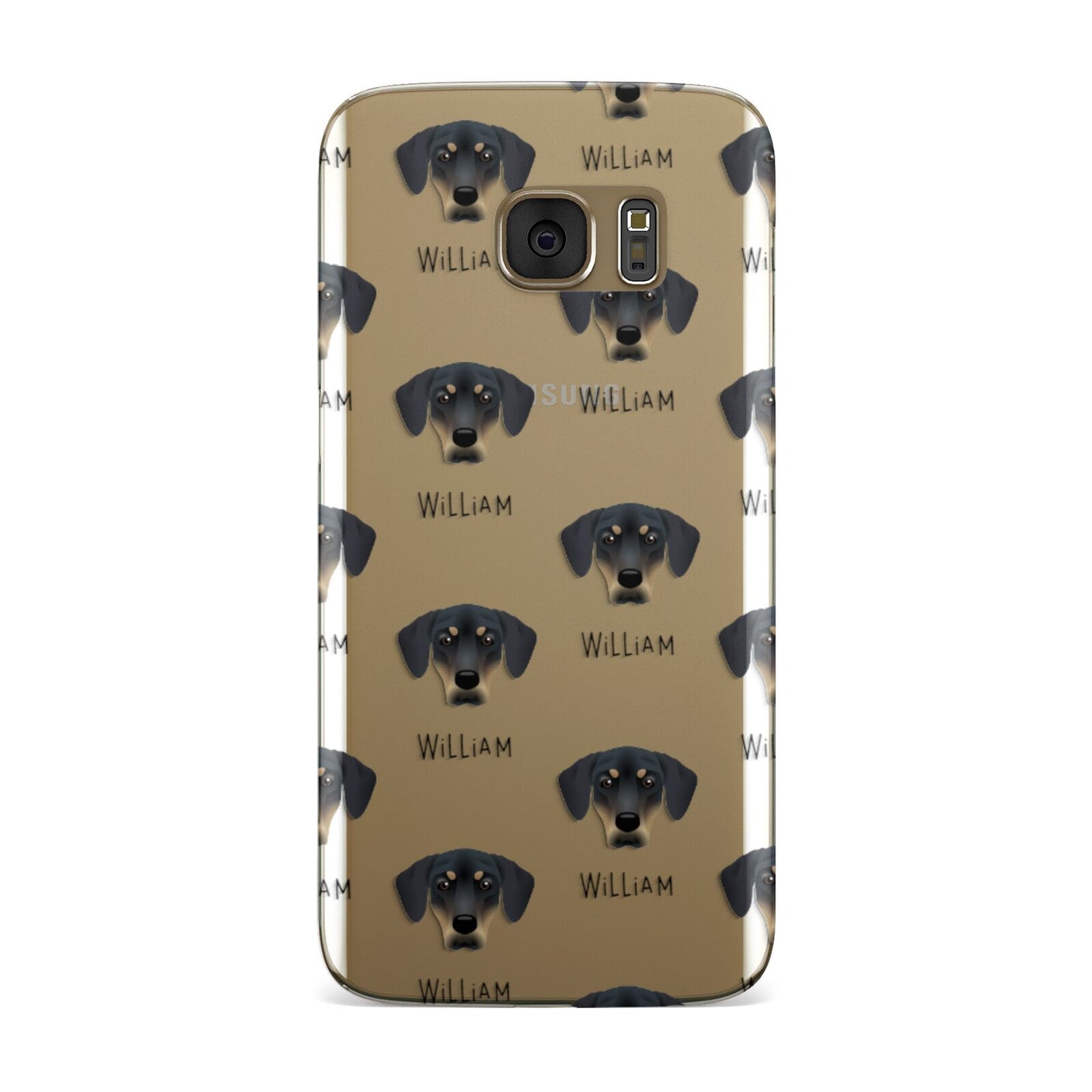 New Zealand Huntaway Icon with Name Samsung Galaxy Case
