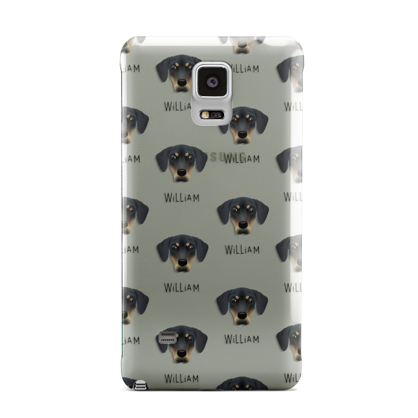 New Zealand Huntaway Icon with Name Samsung Galaxy Note 4 Case