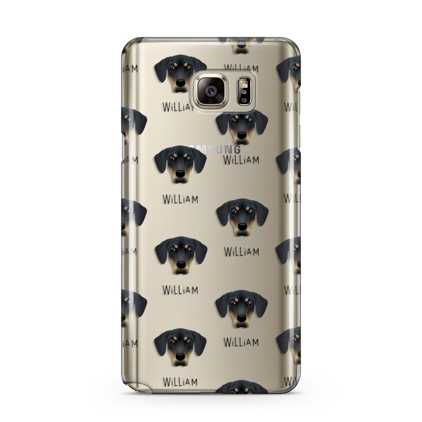 New Zealand Huntaway Icon with Name Samsung Galaxy Note 5 Case