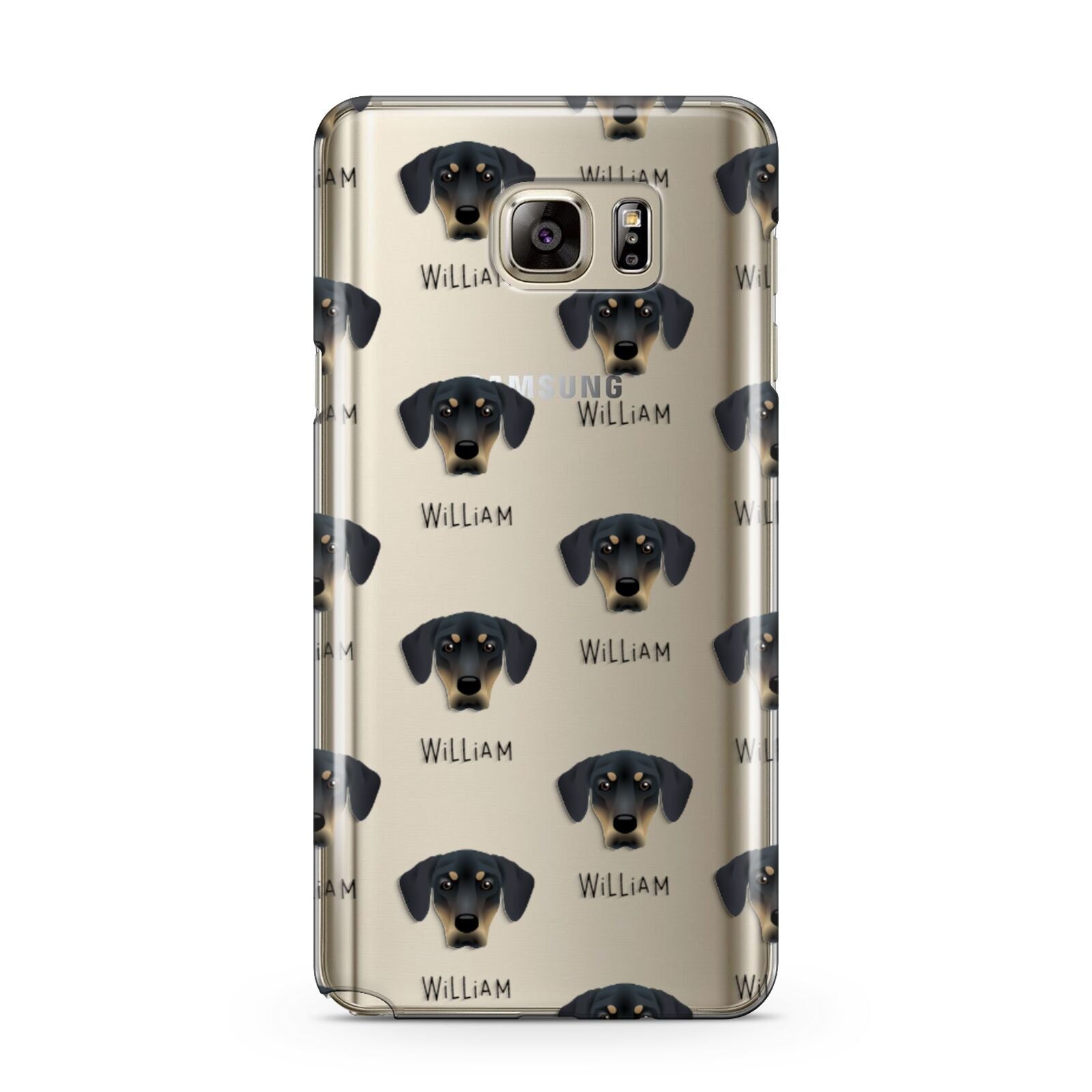 New Zealand Huntaway Icon with Name Samsung Galaxy Note 5 Case