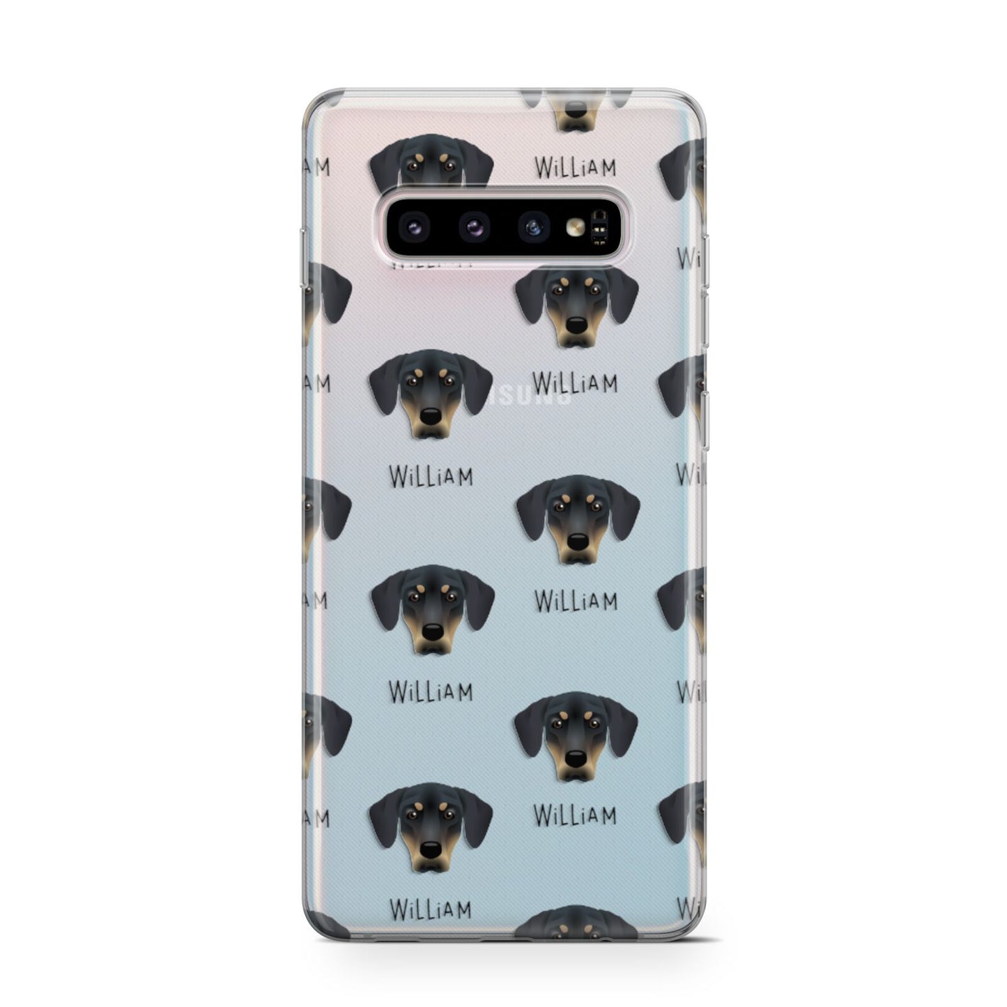 New Zealand Huntaway Icon with Name Samsung Galaxy S10 Case