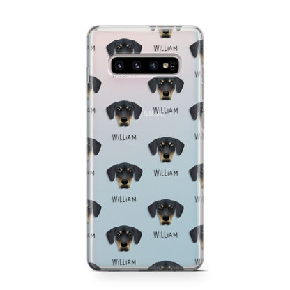 New Zealand Huntaway Icon with Name Samsung Galaxy S10 Case