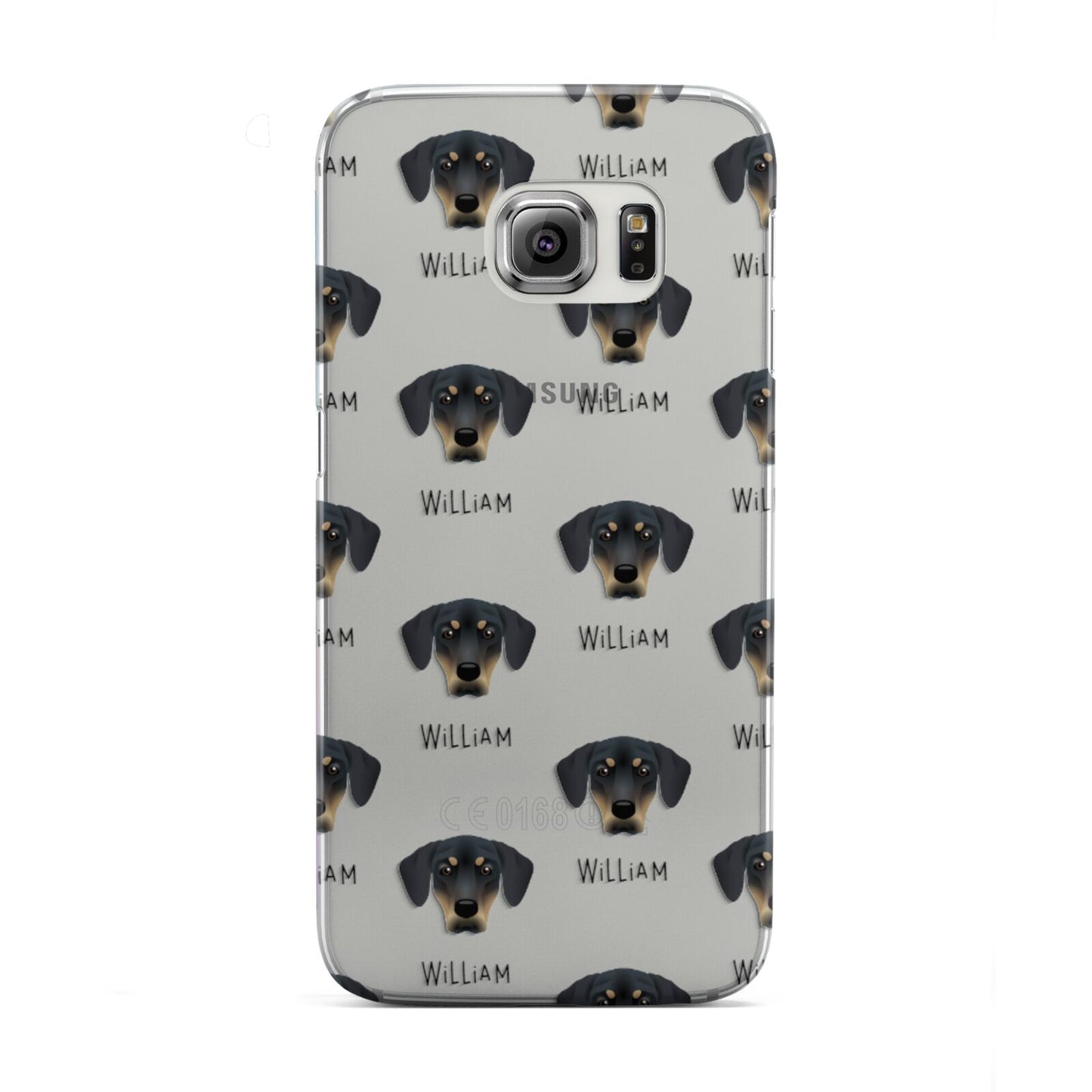 New Zealand Huntaway Icon with Name Samsung Galaxy S6 Edge Case