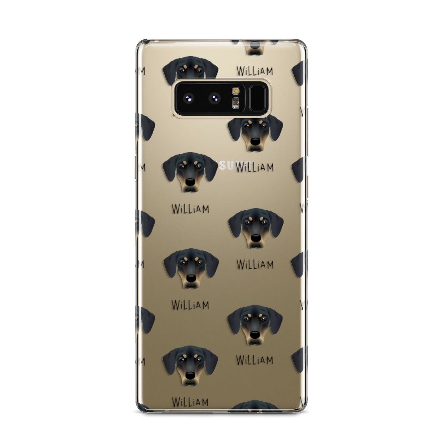 New Zealand Huntaway Icon with Name Samsung Galaxy S8 Case