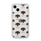 New Zealand Huntaway Icon with Name iPhone 14 Clear Tough Case Starlight