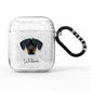 New Zealand Huntaway Personalised AirPods Glitter Case