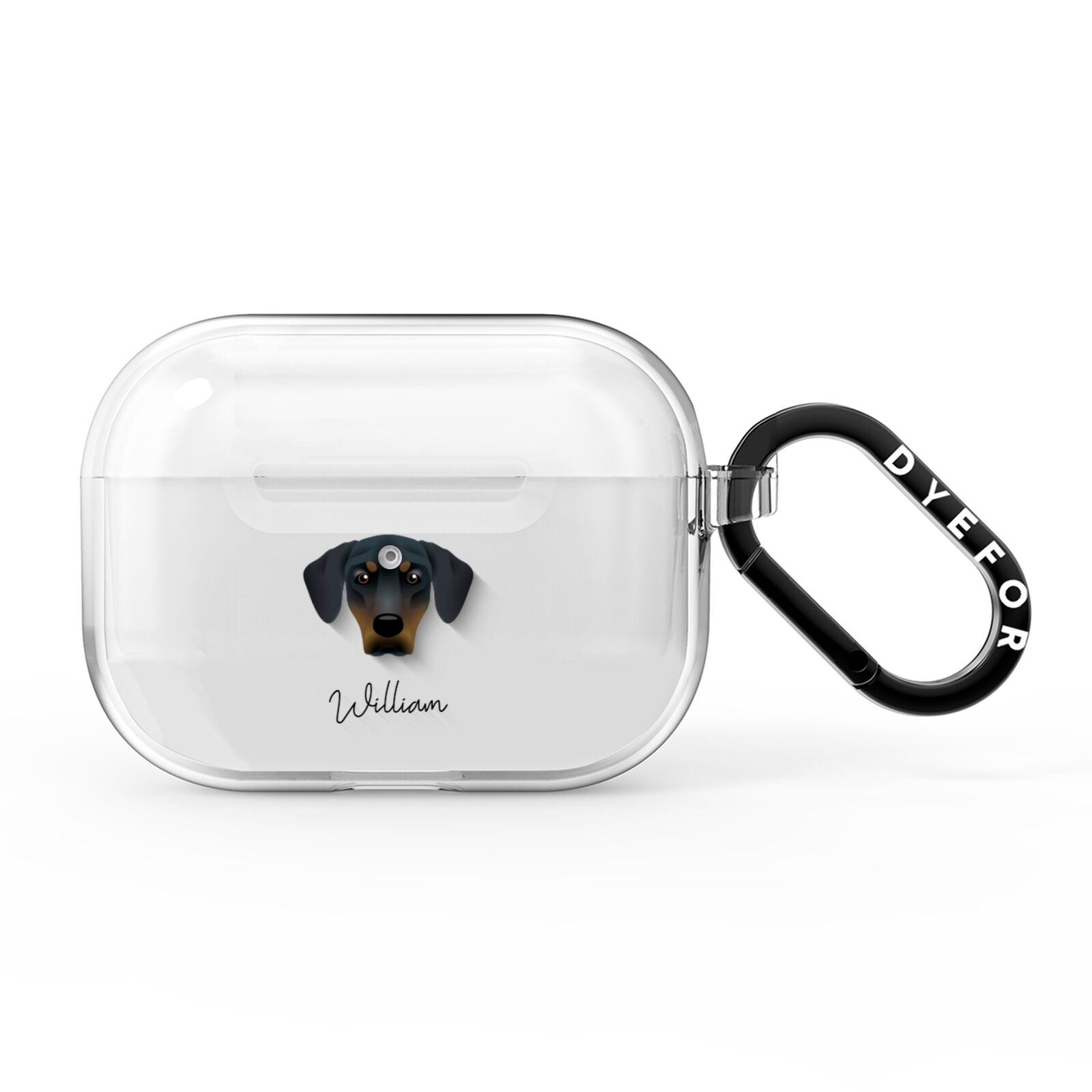 New Zealand Huntaway Personalised AirPods Pro Clear Case