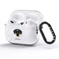 New Zealand Huntaway Personalised AirPods Pro Glitter Case Side Image