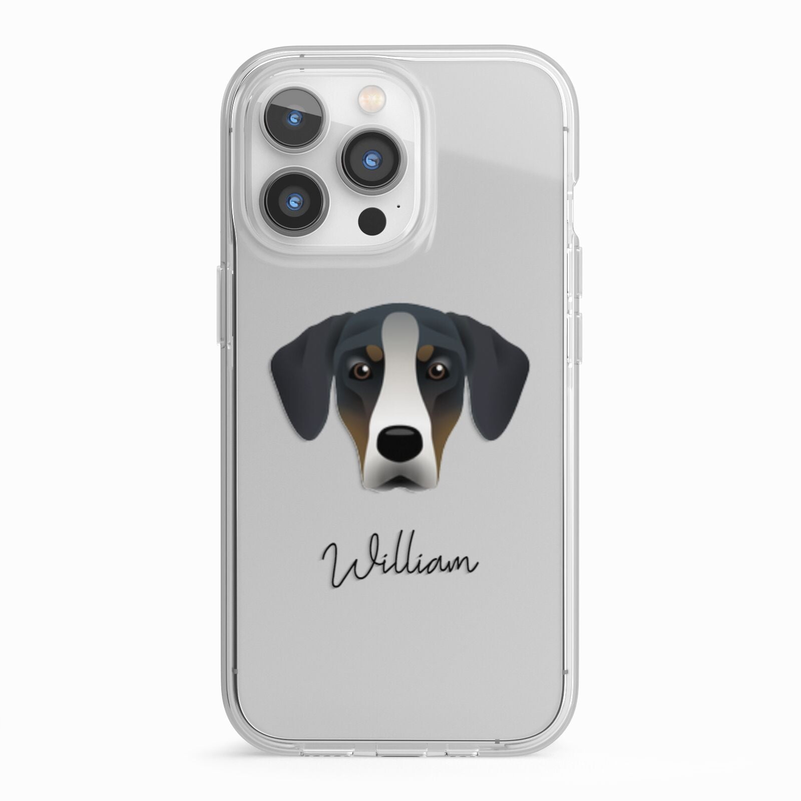 New Zealand Huntaway Personalised iPhone 13 Pro TPU Impact Case with White Edges