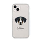 New Zealand Huntaway Personalised iPhone 14 Plus Clear Tough Case Starlight