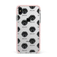 Newfoundland Icon with Name Apple iPhone Xs Max Impact Case Pink Edge on Silver Phone